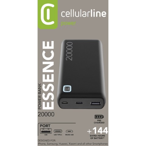 Cellularline PowerTank 20000 - Universale