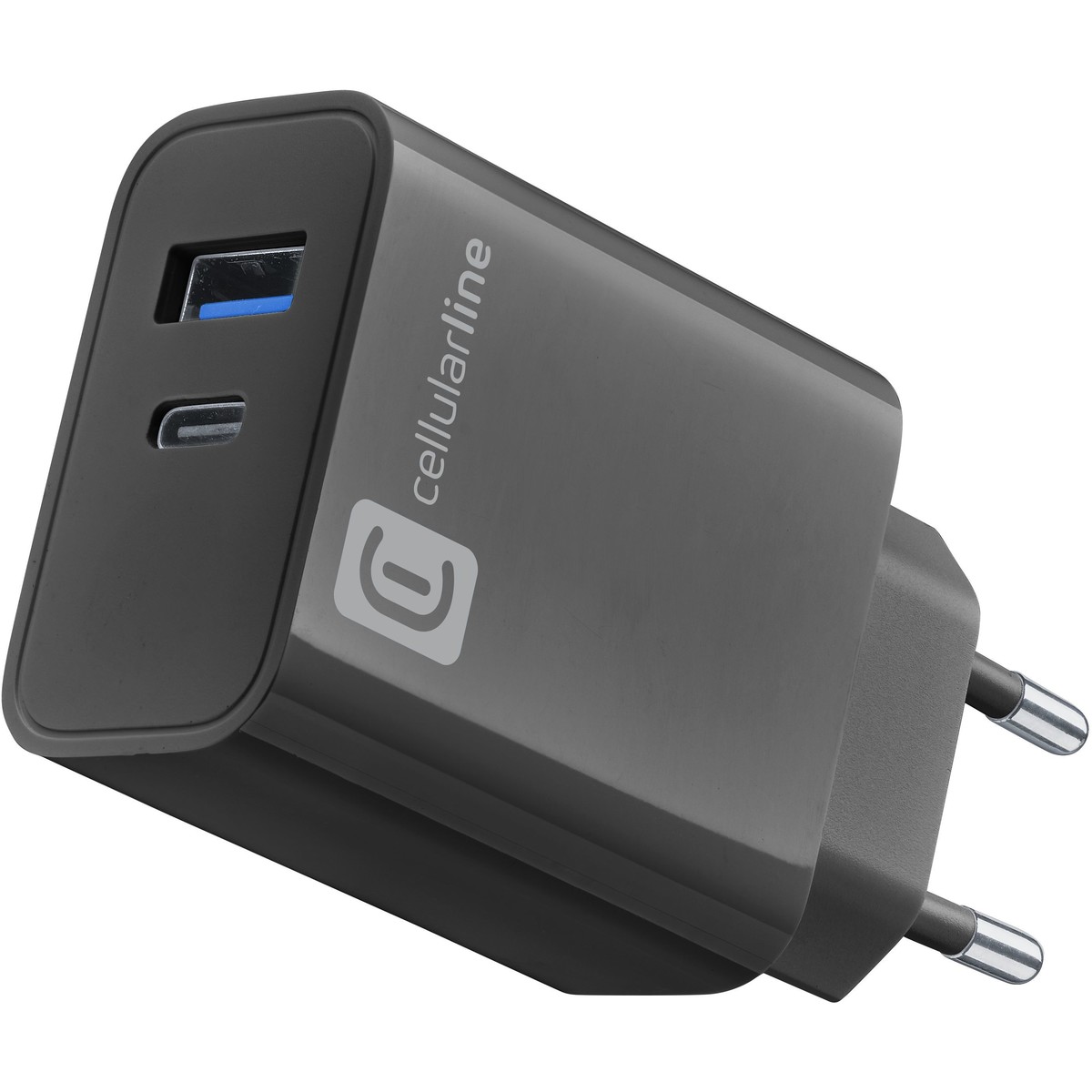 MULTIPOWER PD 32W Chargeur secteur avec 2 ports : 1 port USB-C et 1 port USB-A