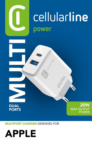 Chargeur Double Port Apple 2 Blanc