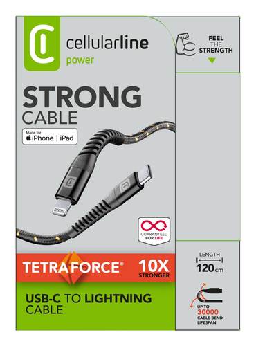 Tetra Force Cable 120cm - USB-C to Lightning - immagine 9