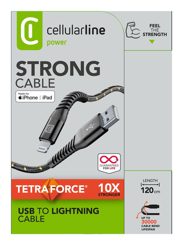 Tetra Force Cable 120cm - Lightning – Bild 12