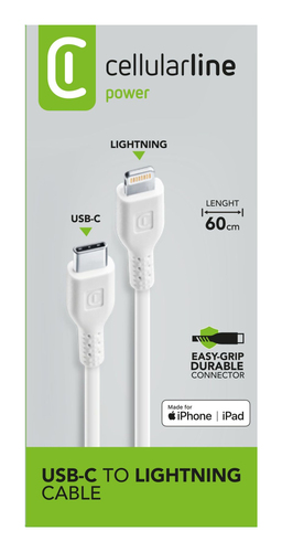 Câbles Type-C À Lightning 60Cm Blanc – Image 4