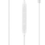 Écouteurs Filaires À Capsule Blanc