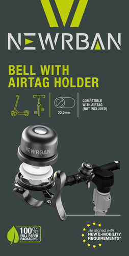 BELL WITH AIRTAG HOLDER