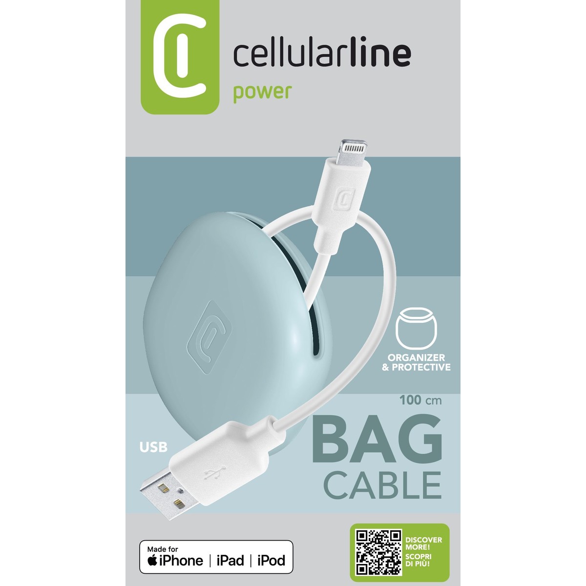 Sac Câbles : Foudre 100Cm Bleu – Image 3