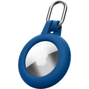 Soft Shell Étui en silicone souple et résistant pour AirTag et Tracy Tag. Avec anneau intégré pour une fixation pratique à sacs, sacs à dos et effets personnels