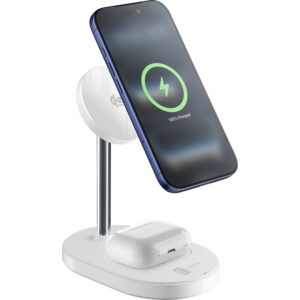 Wireless Charger Qi2 25W 2In1 White