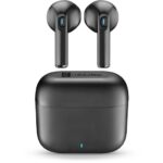 Wavy Capsule Écouteurs TWS au design élégant avec boîtier de recharge, parfaits pour un style unique et des fonctionnalités essentielles.