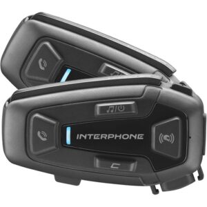 U-COM 8R - interphone moto, noir