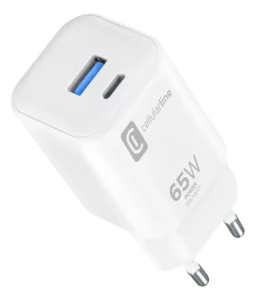 Chargeur 2 Ports 65W, blanc