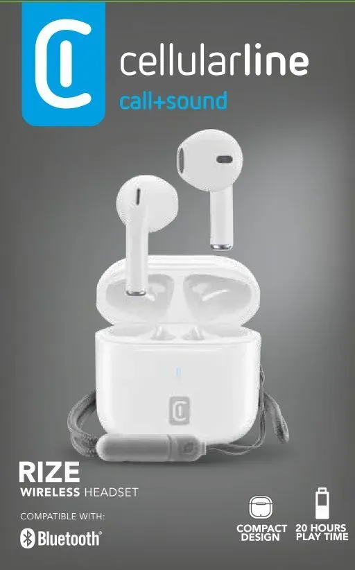 Rize : TWS Bluetooth blanc – Image 2