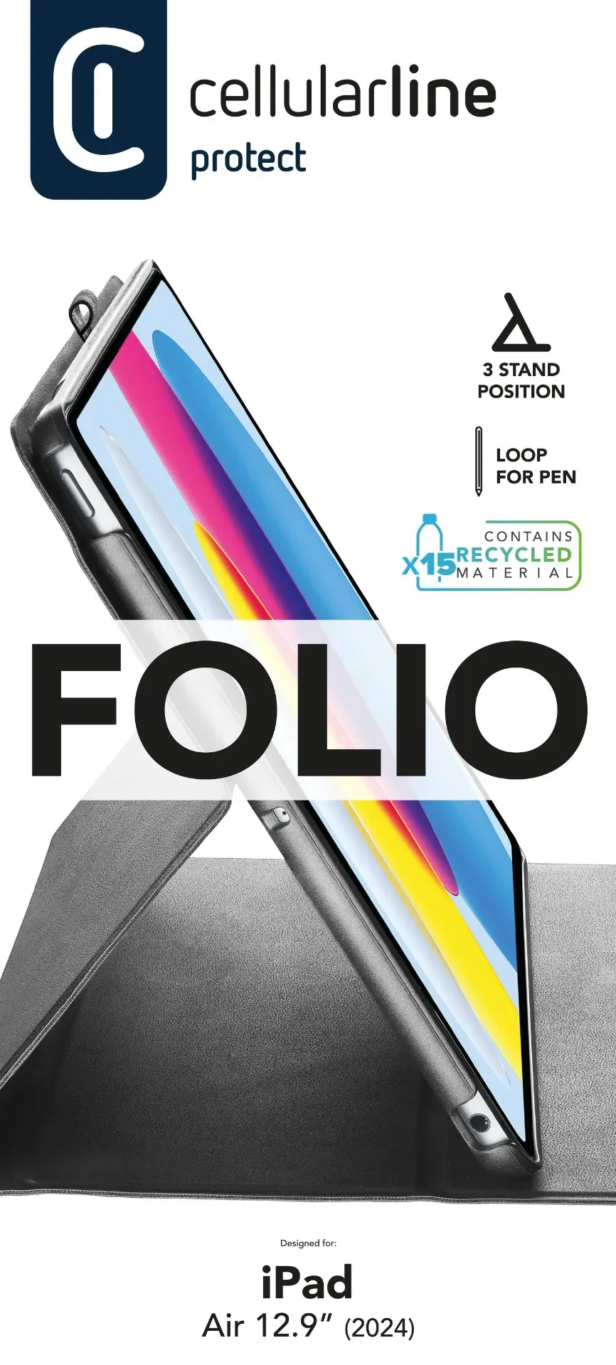 Folio - iPad 12.9 (2024), noir" - immagine 5