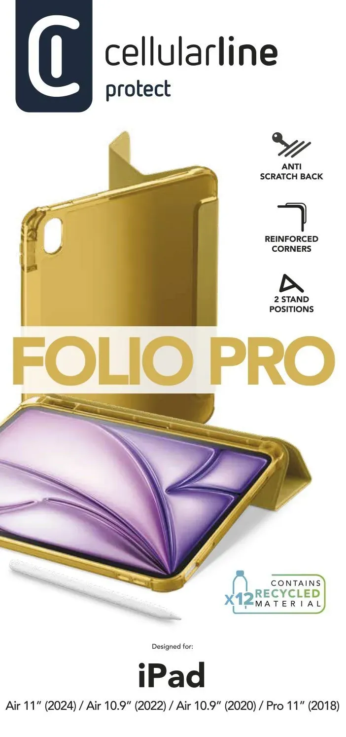 Case iPad Air 11 (2024) jaune" - immagine 5