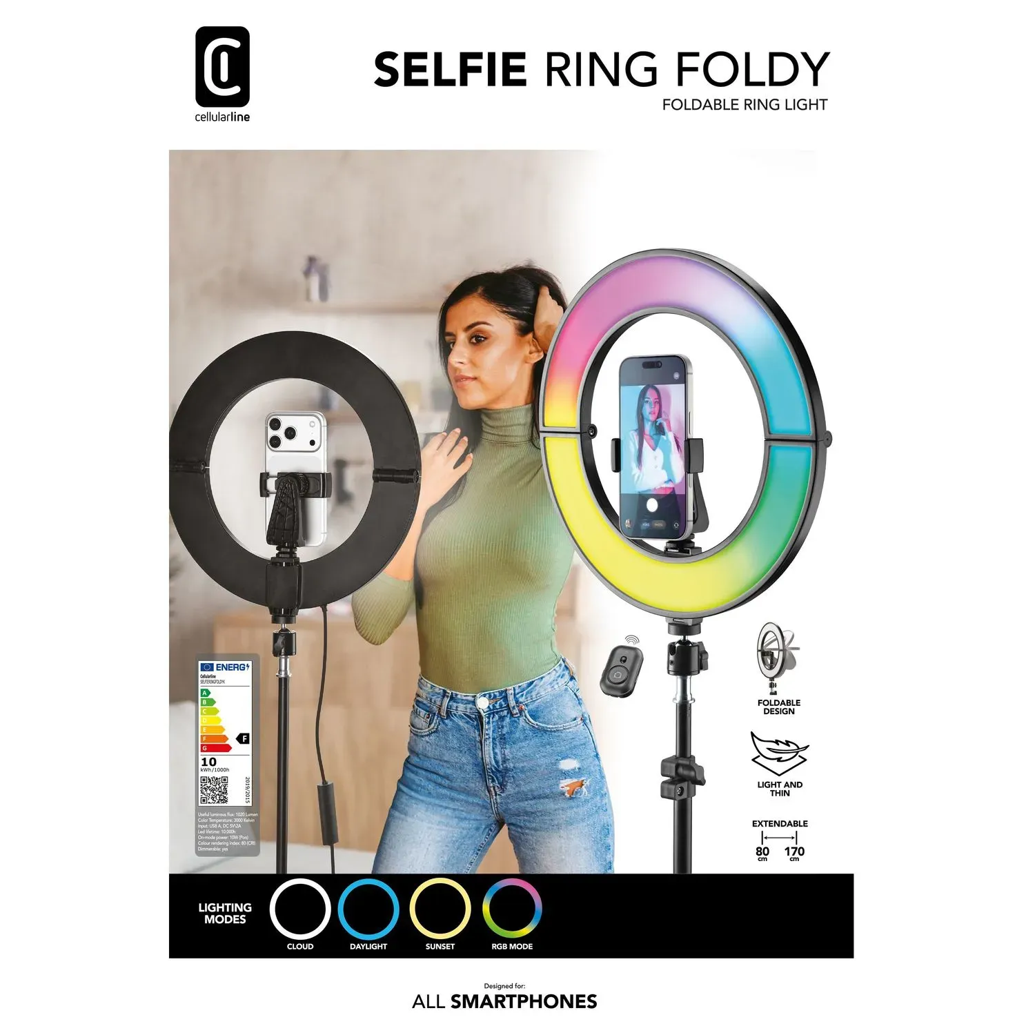 Selfie Ring - Light Stand - immagine 8