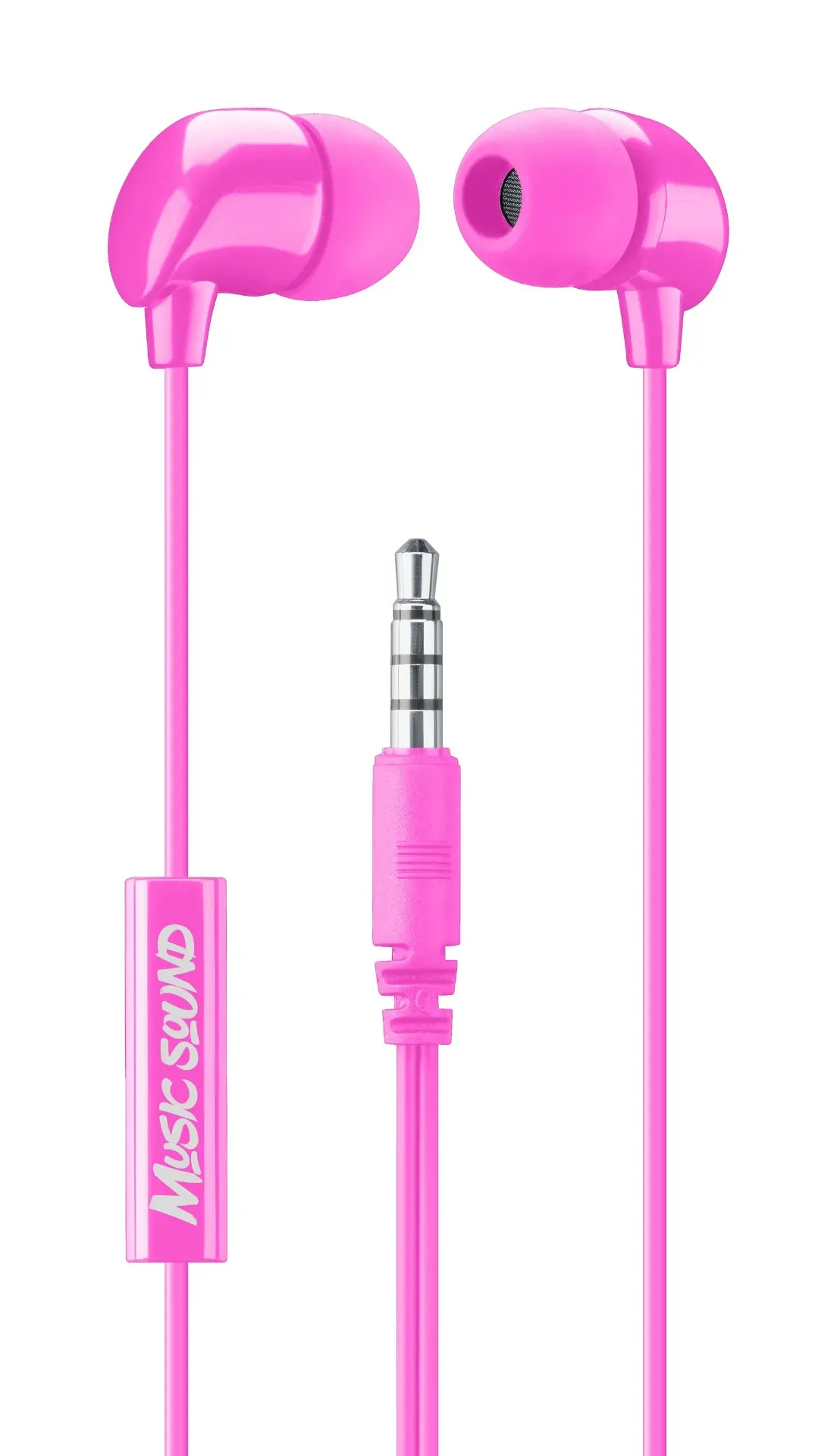 Écouteurs - In-ear + mic, rose - Image 3