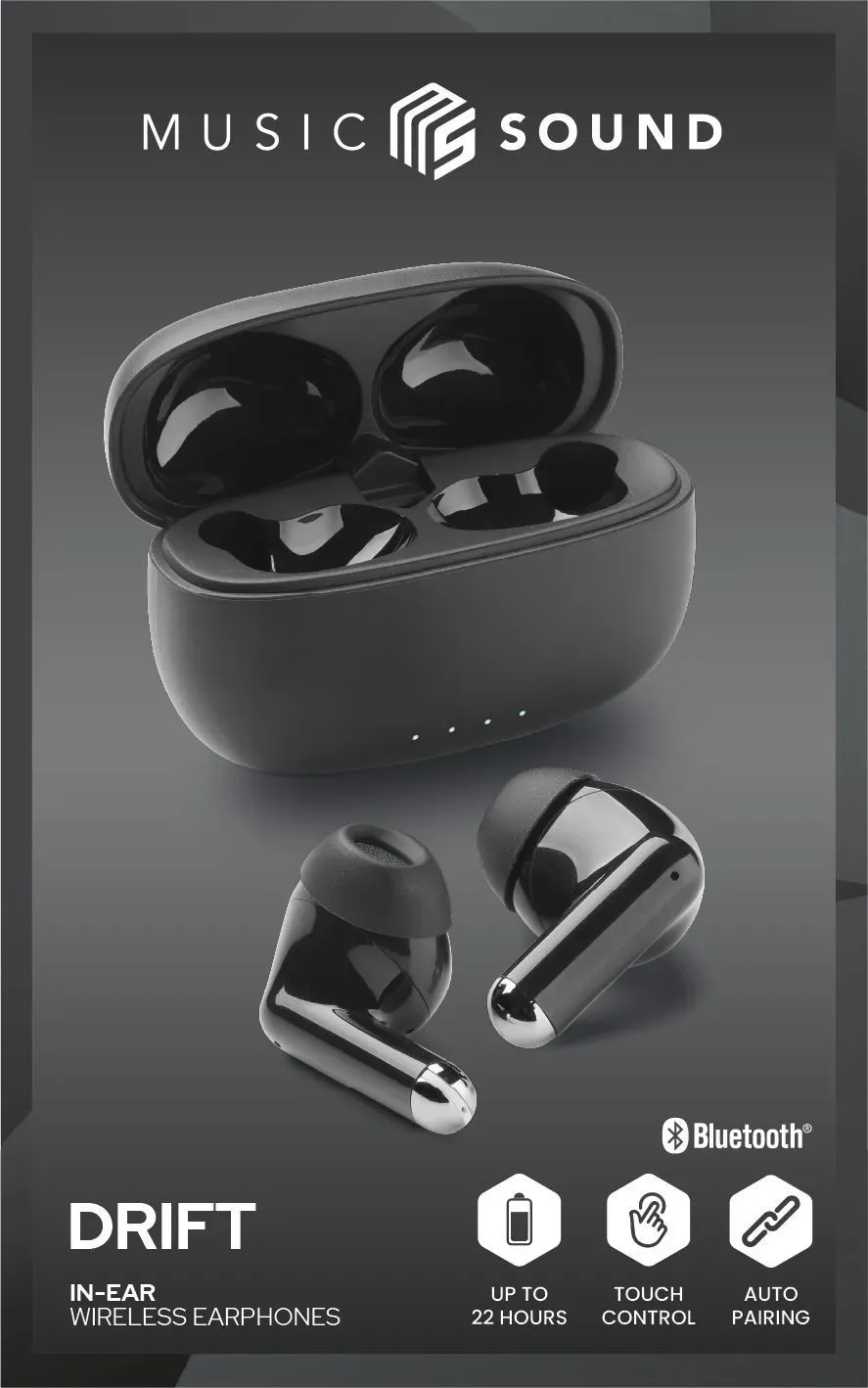 Drift - Bluetooth in-ear, TWS noir – Bild 4