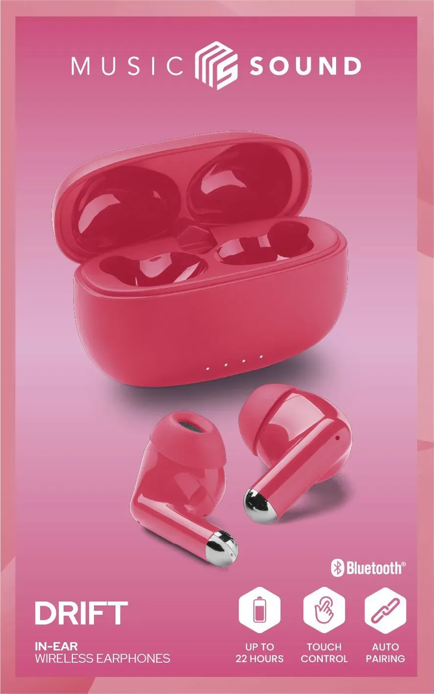 Drift - Bluetooth in-ear, TWS rose – Bild 2