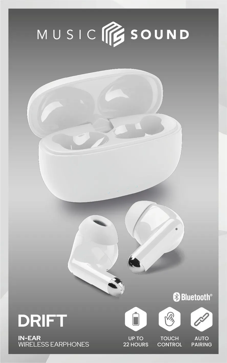 Drift - Bluetooth in-ear, TWS blanc - immagine 2
