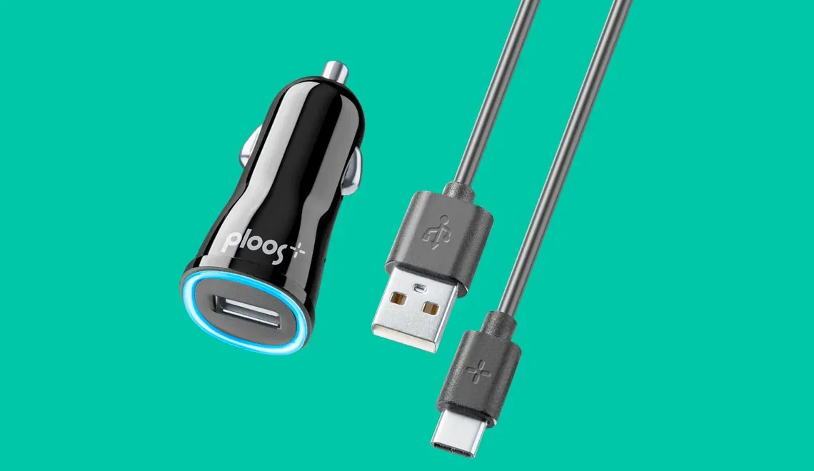 Car Charger Kit 2A USB Type-C black