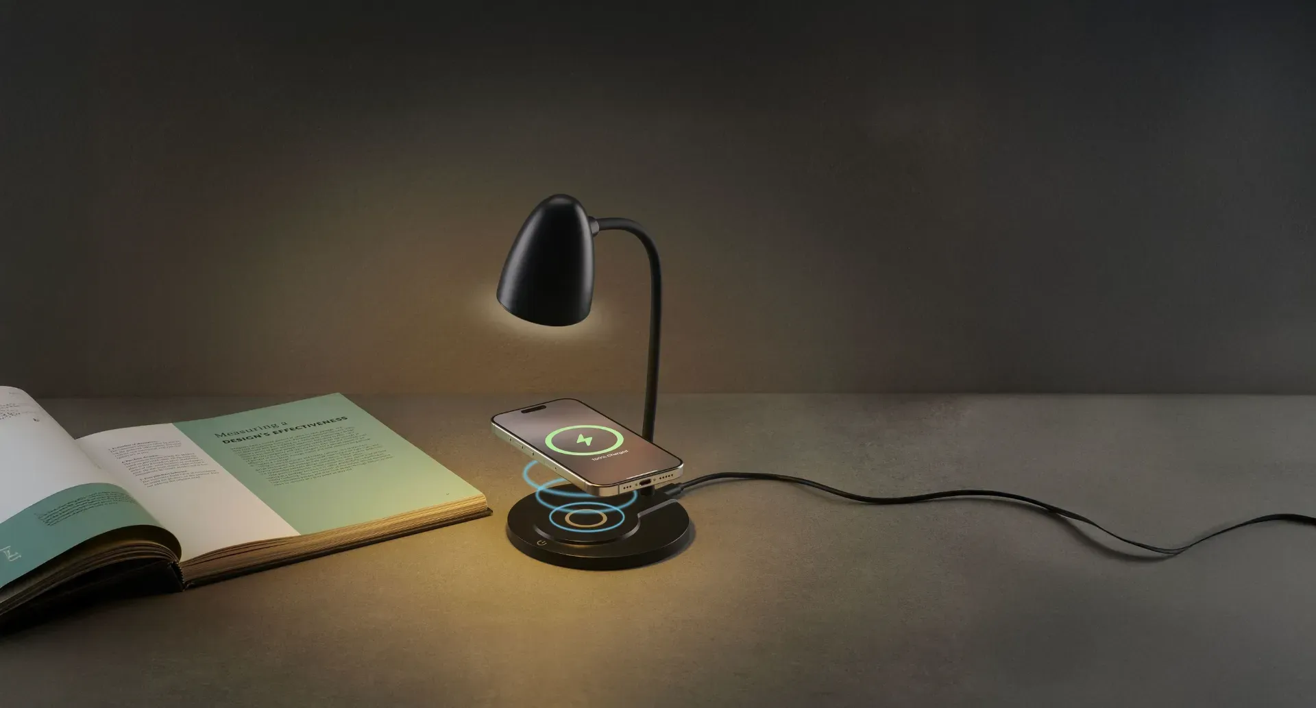 Lampe LED avec base sans fil – Image 4