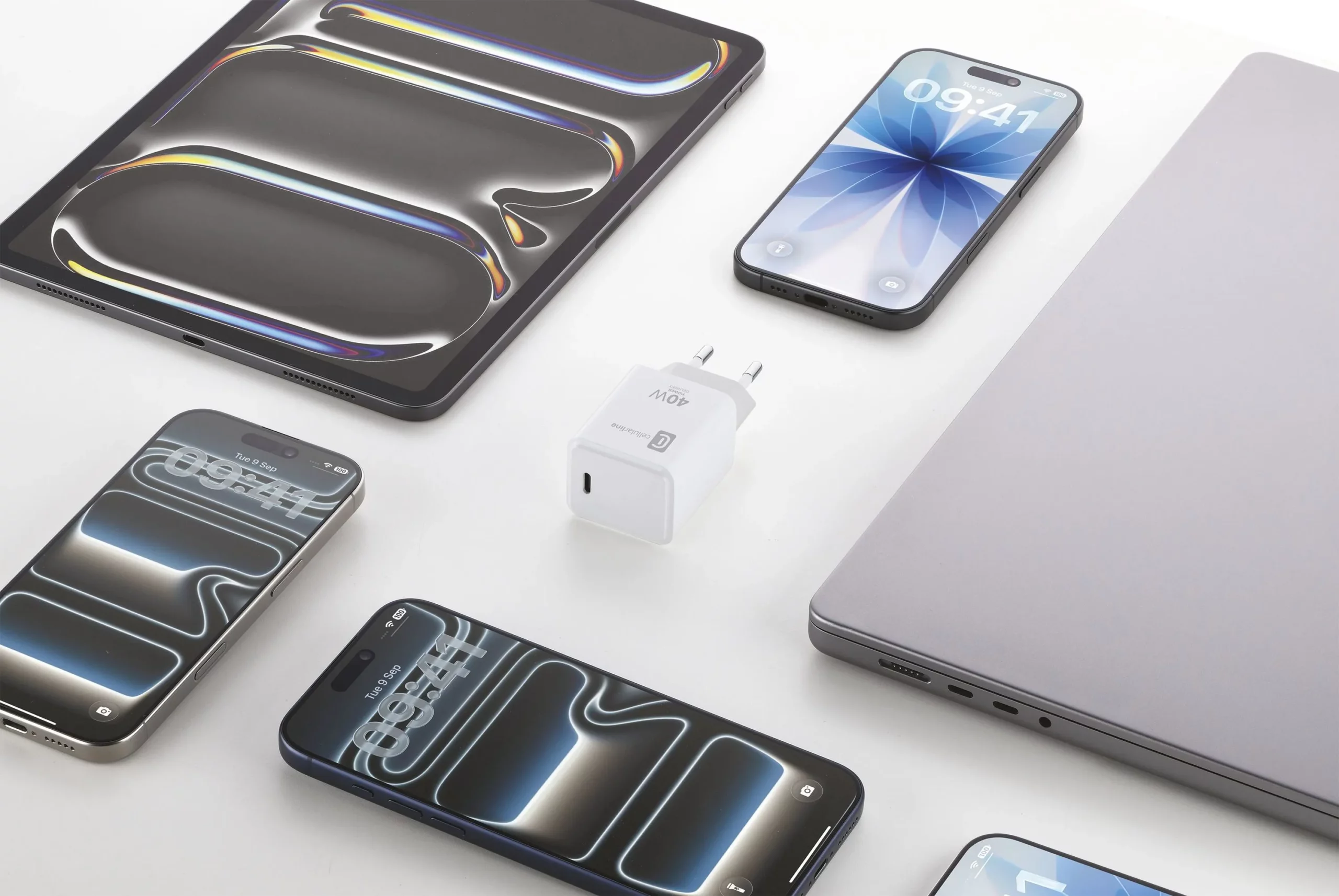 Caricatore da parete Apple Usb-C 40W Bianco - immagine 3