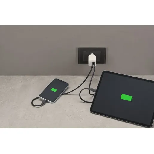 Chargeur avec 2 Ports, 30W - noir - Image 3