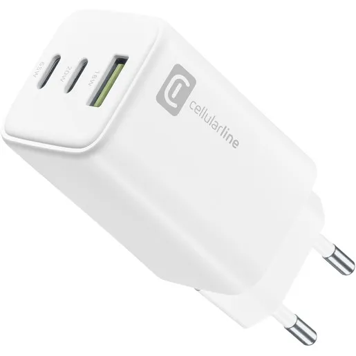 Chargeur avec 3 ports, 65W - noir