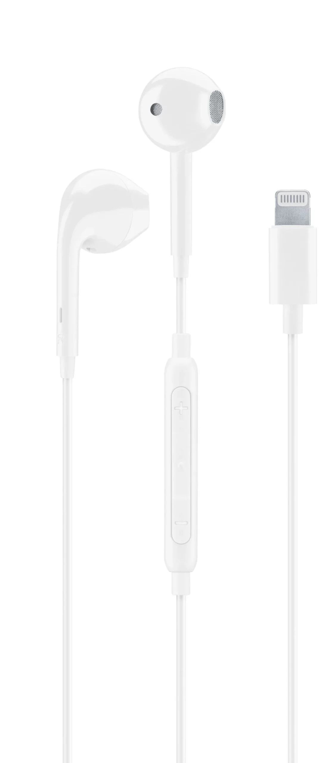 Color Capsule Lightning Wired earphones with a capsule-shaped design and an MFi Lightning connector for a balanced sound and optimum comfort