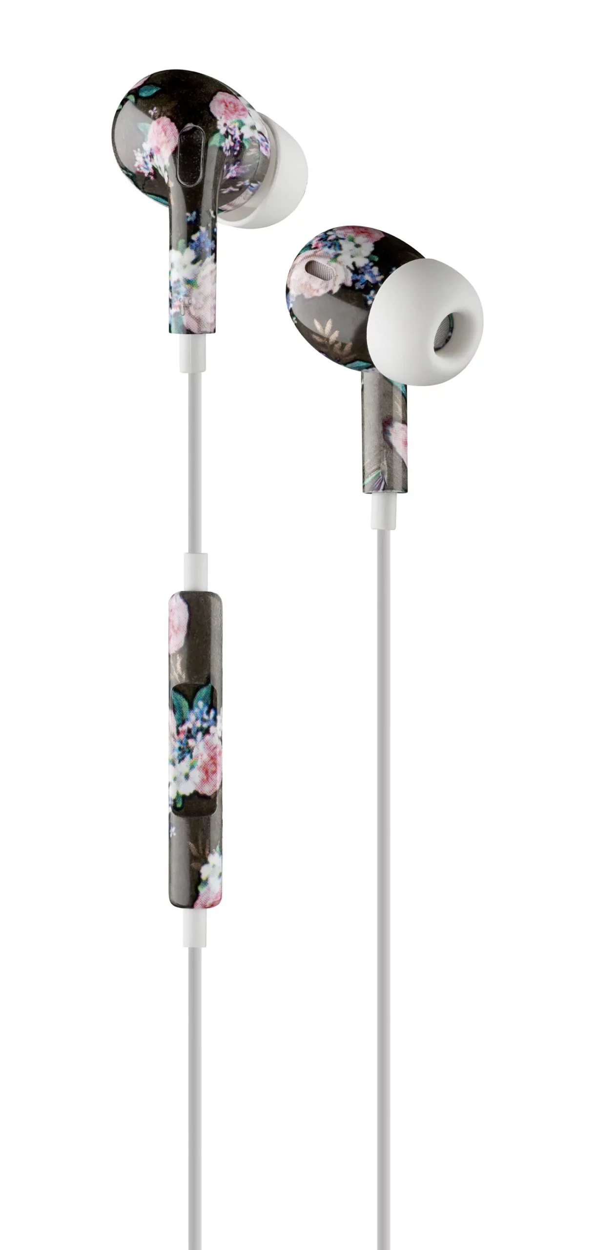 Écouteurs - In-ear + mic, flowers