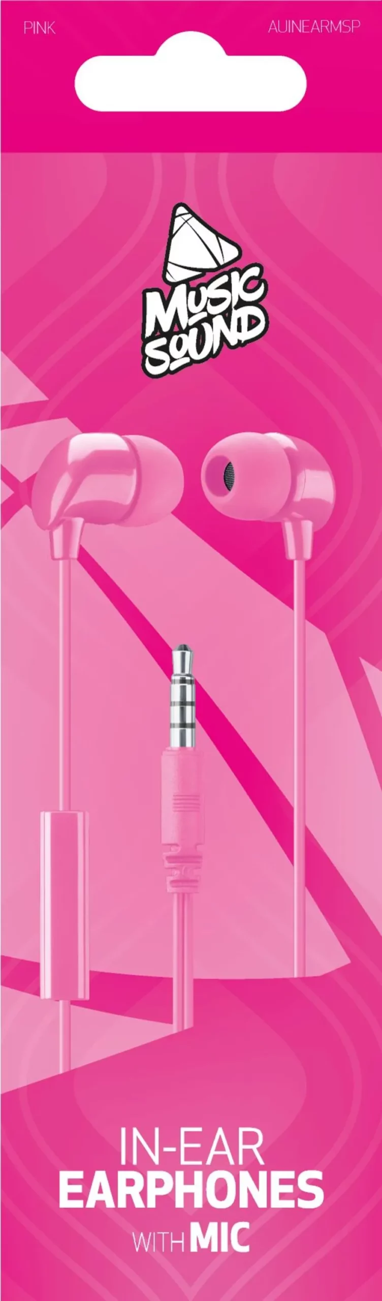 Écouteurs - In-ear + mic, rose - Image 5