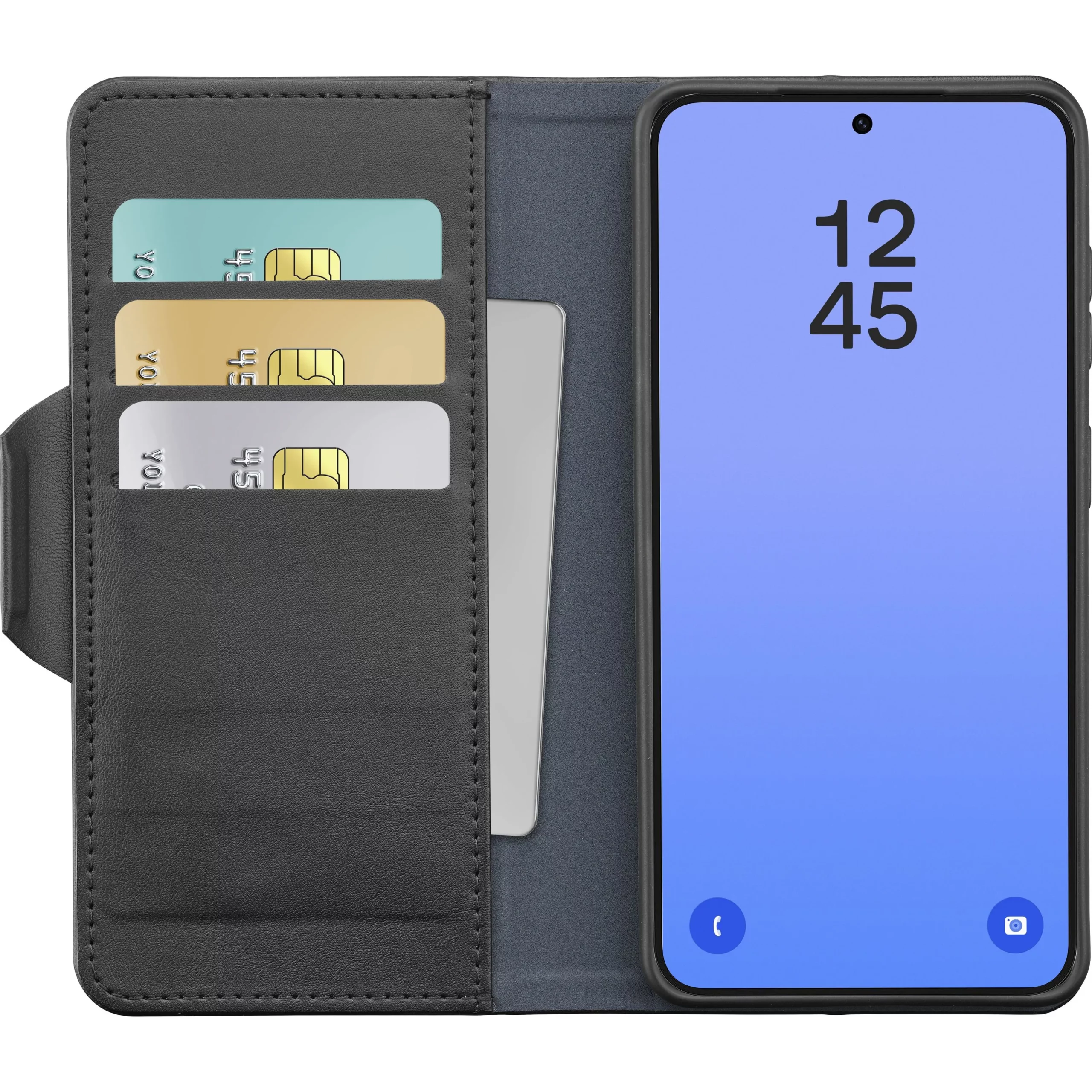Book Agenda - Galaxy S26 Ultra Book-style case with faux leather finish, magnetic closure, RFID protection and stand function. - Image 2