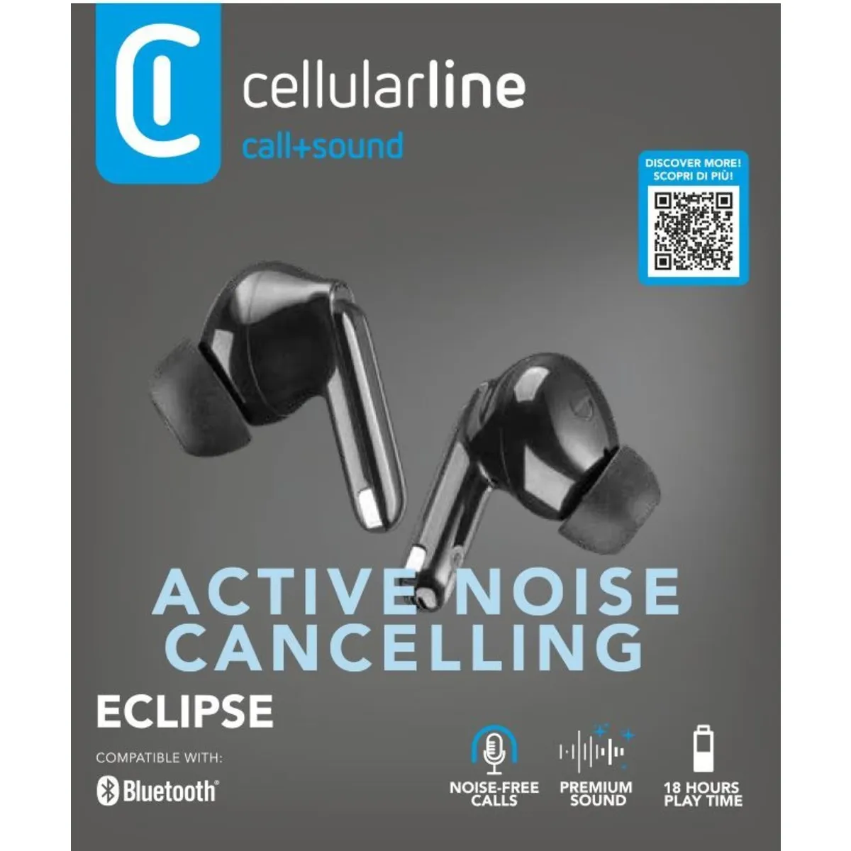 ECLIPSE Wireless earphones with charging case and ANC and ENC technology - Image 5