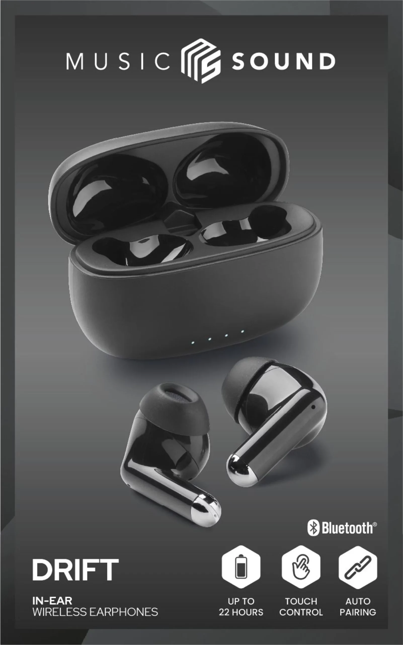 Drift - Bluetooth in-ear, TWS noir – Bild 2