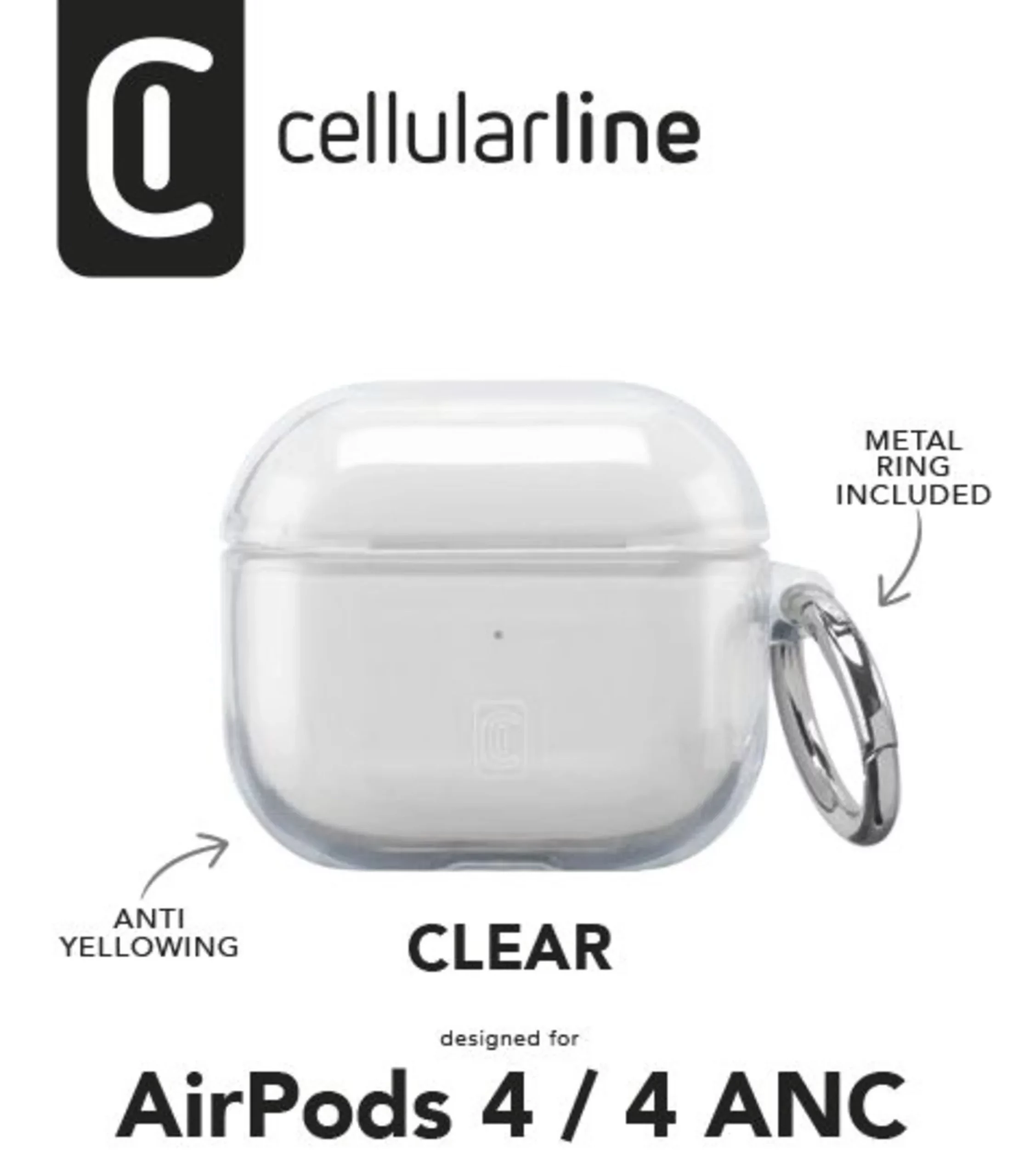 Clear - Airpods 4, tranparent - immagine 3