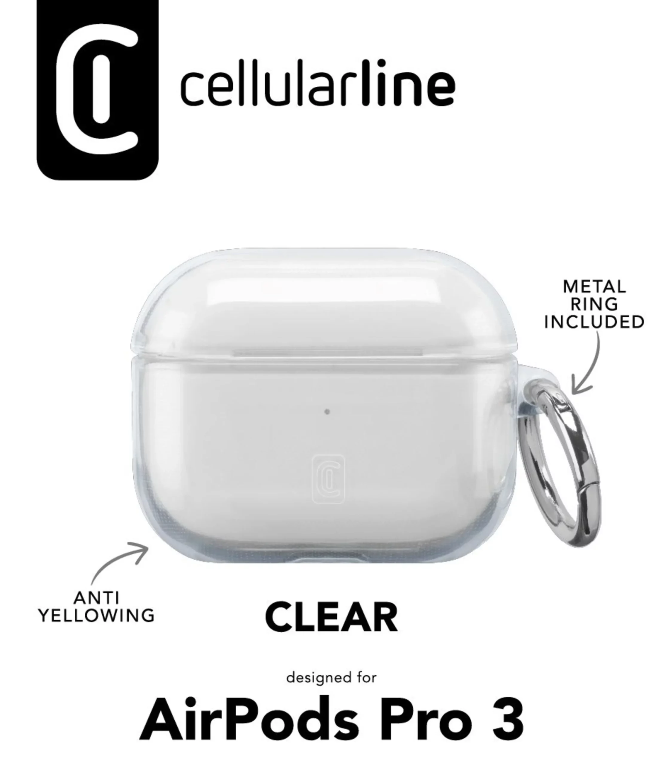 Clear - Airpods Pro 3, tranparent – Bild 3