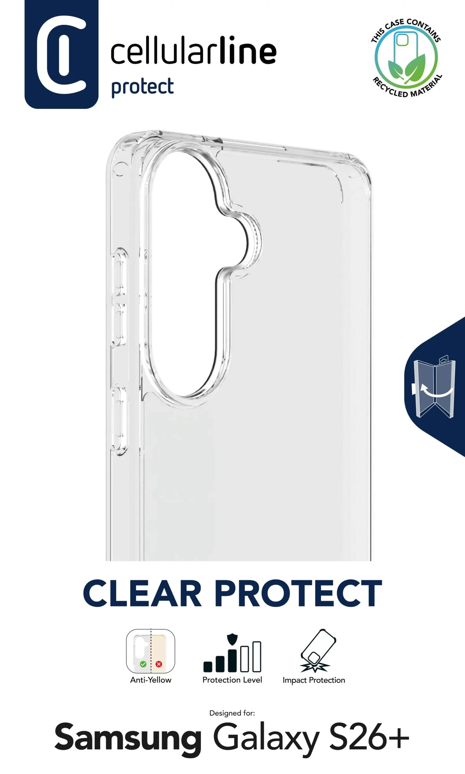 Clear Protect - Galaxy S26+, transparent - immagine 4