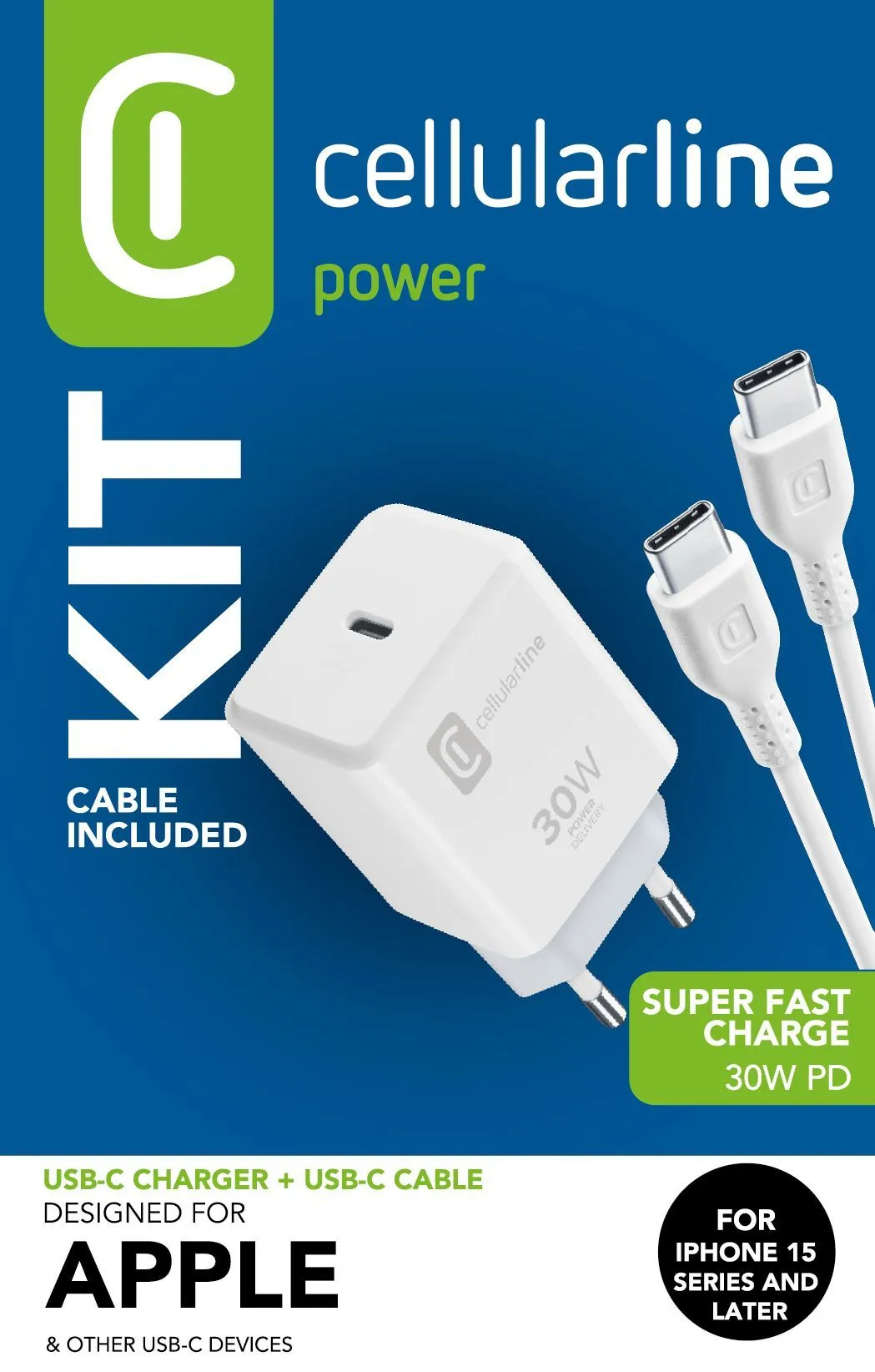 USB-C CHARGER KIT USB-C 30W