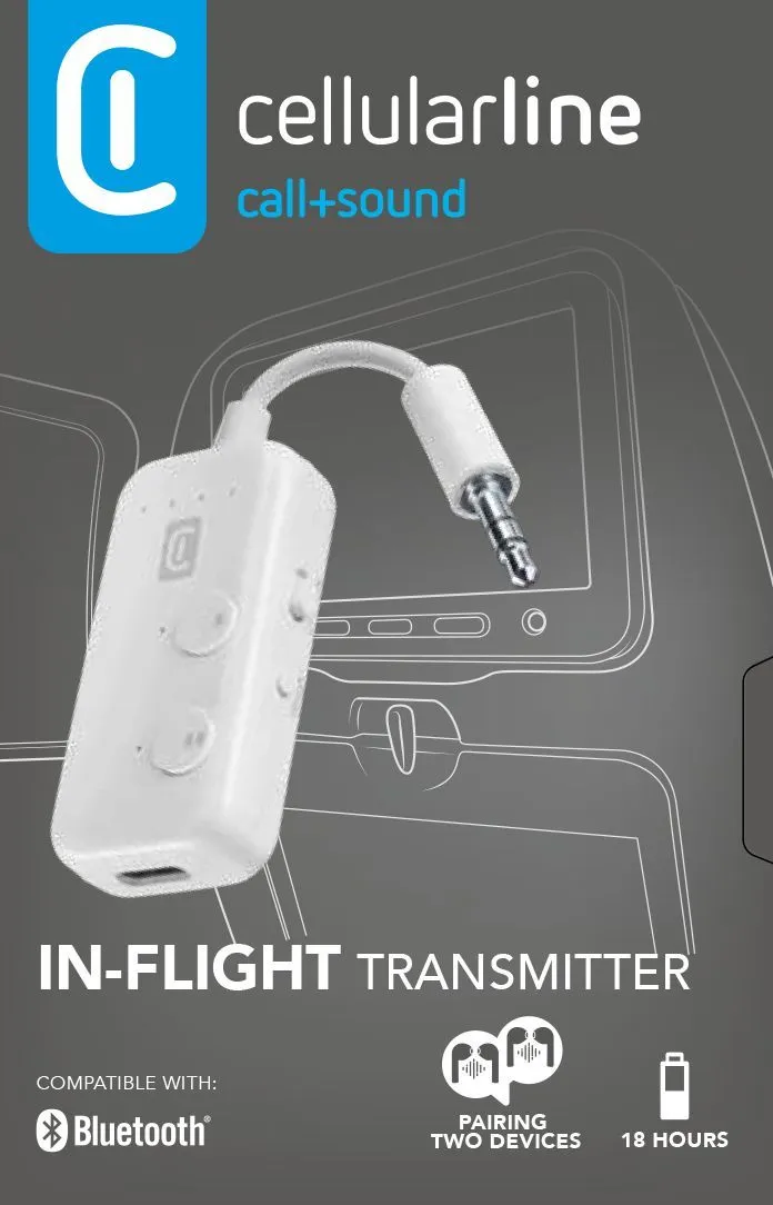 In-Flight Transmitter Bluetooth transmitter for Aux sockets - Image 2