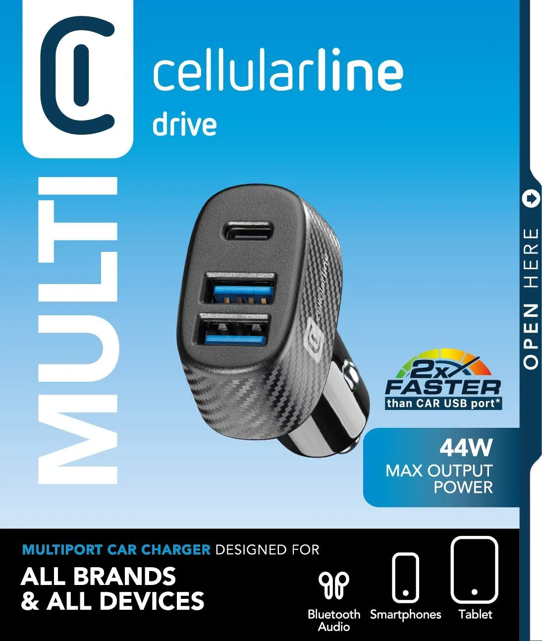 Car Multipower Trio - iPhone, Samsung, Xiaomi, Oppo and other Smartphones and Tablets