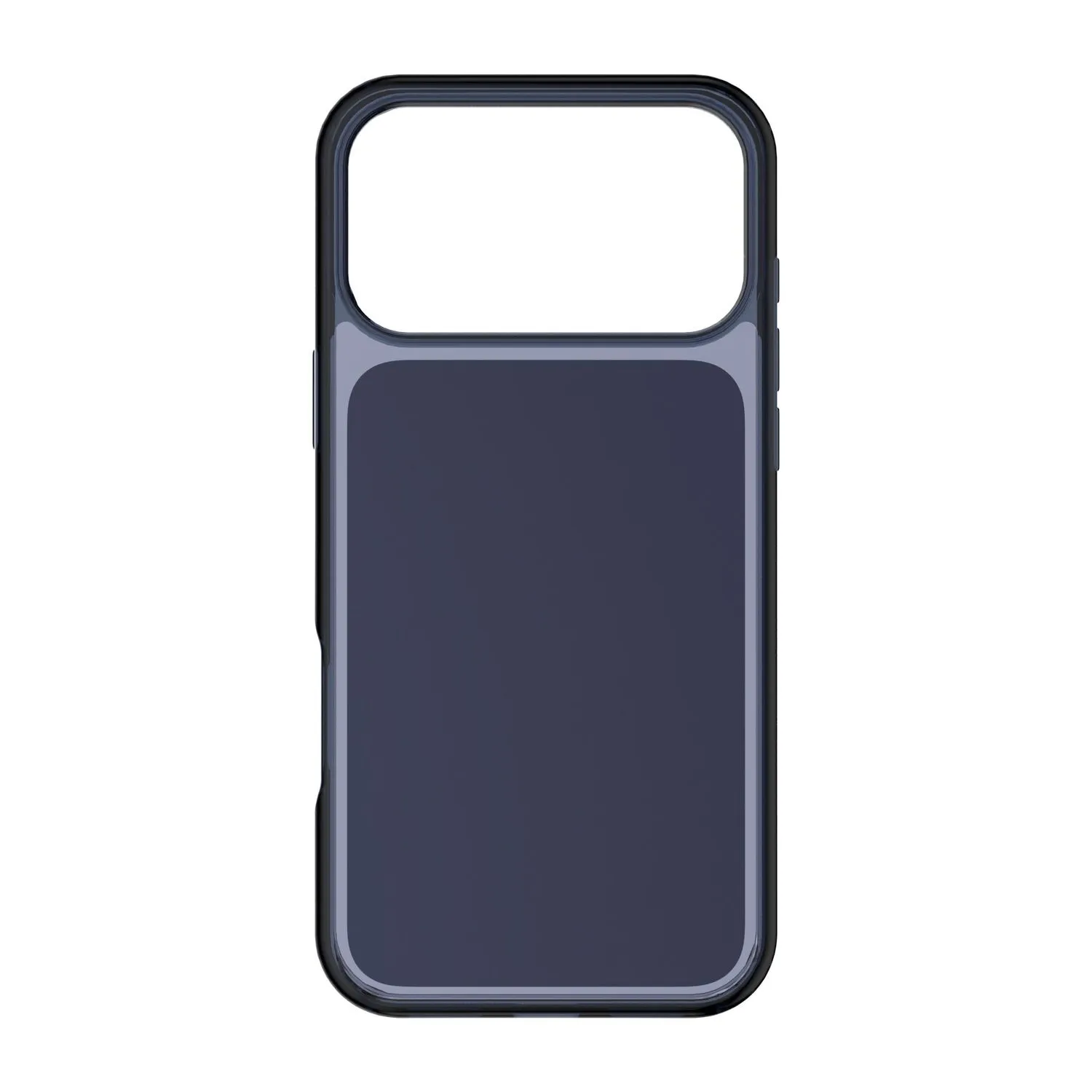 CUBE MAG - iPhone 17 Pro Max MagSafe case with colored plate, available in clear or semi-transparent colored borders.