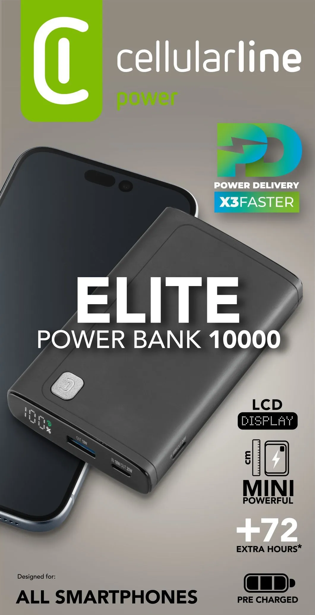 Caricabatterie Portatile Elite 10000 10000Mah - immagine 2