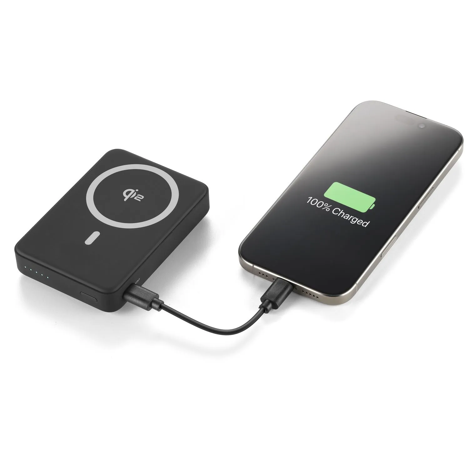 Battery Charger Emer. Qi2 10000 Black – Bild 4