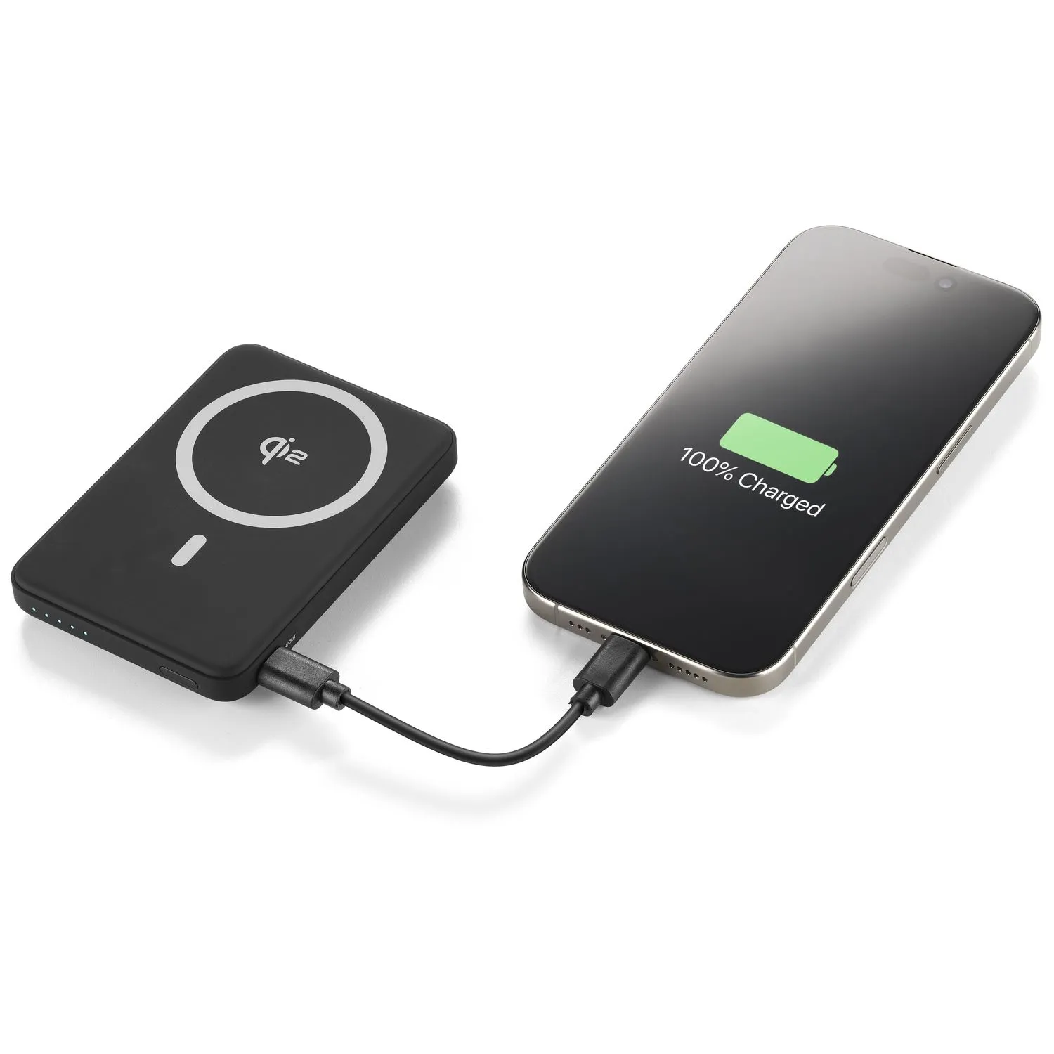 Caricabatterie Emer. Qi2 5000 Nero - immagine 4