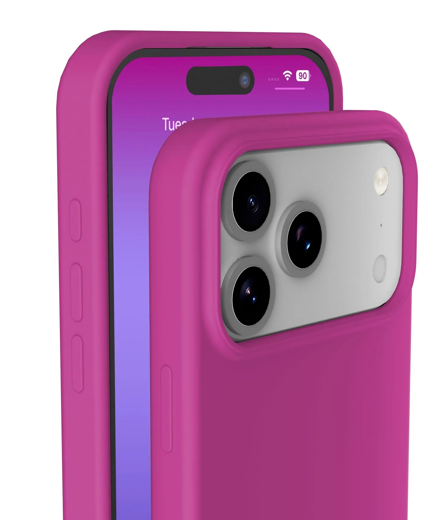 Sensation - iPhone 17 Pro Ultra-soft silicone case with soft-touch finish, perfect to protect every detail of your iPhone 17 Pro with elegance and comfort. - Image 4