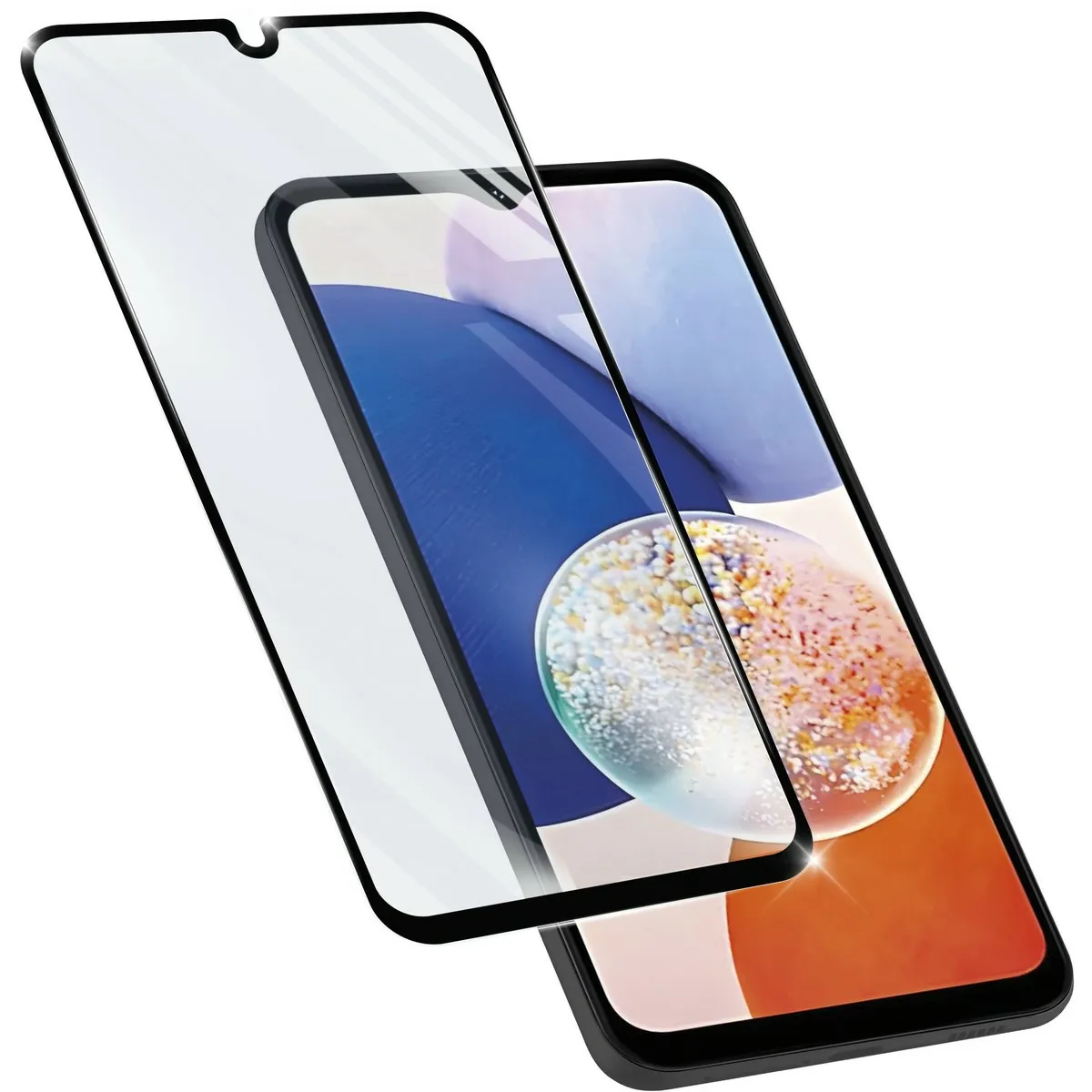Impact Glass Capsule - Galaxy A15 Ultra-resistant tempered glass that protects edge to edge without affecting display brightness or touch sensitivity.
