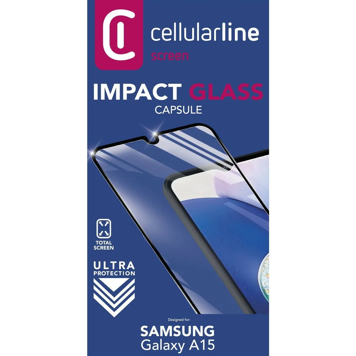 Impact Glass Capsule - Galaxy A15 Ultra-resistant tempered glass that protects edge to edge without affecting display brightness or touch sensitivity. - Image 2