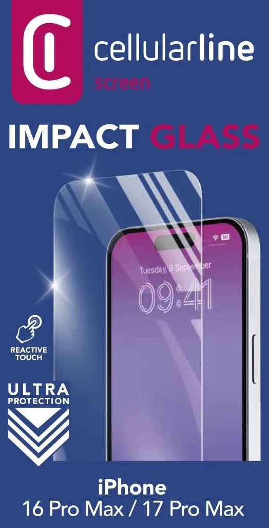 Impact Glass - iPhone 16 Pro Max / 17 Pro Max Thin, tough and super-sensitive tempered glass - Image 2