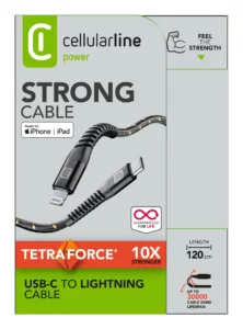Cellularline 8018080353208 1,2 m Noir