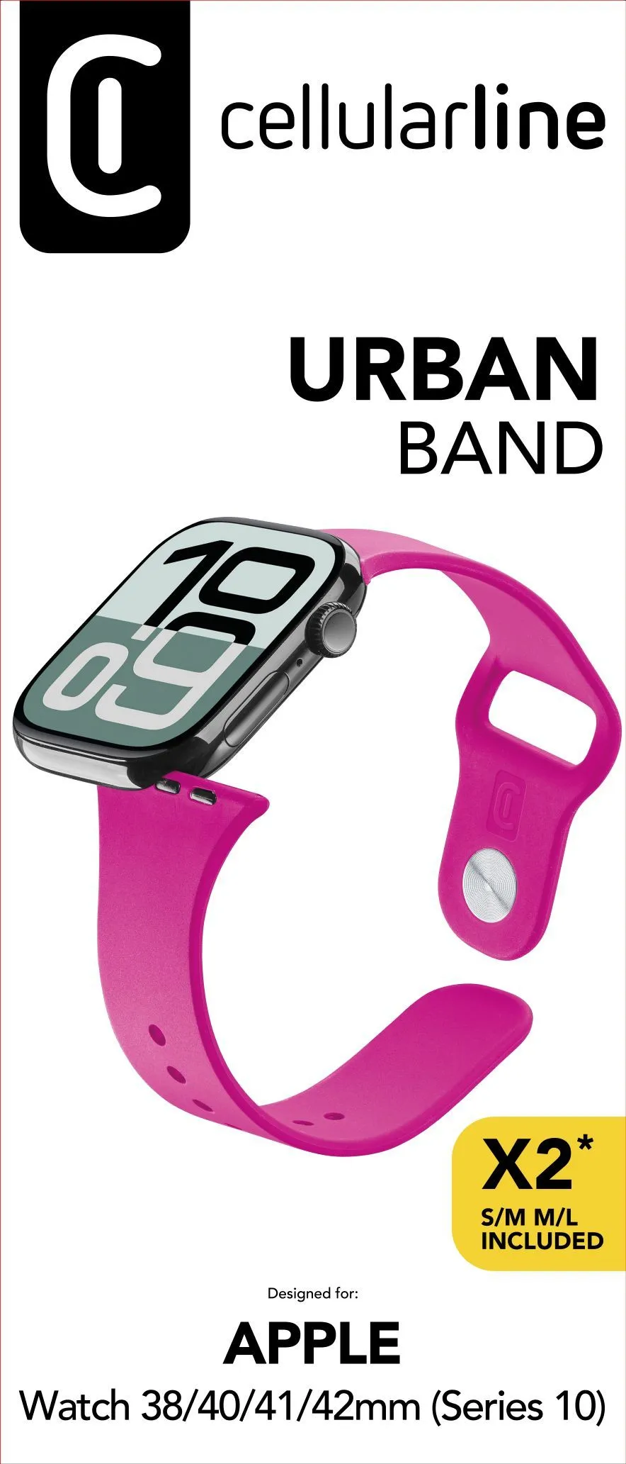 Urban Band - Apple Watch 38/40/41/42 (Series 10/11) mm Silicone strap for Apple Watch - Image 2