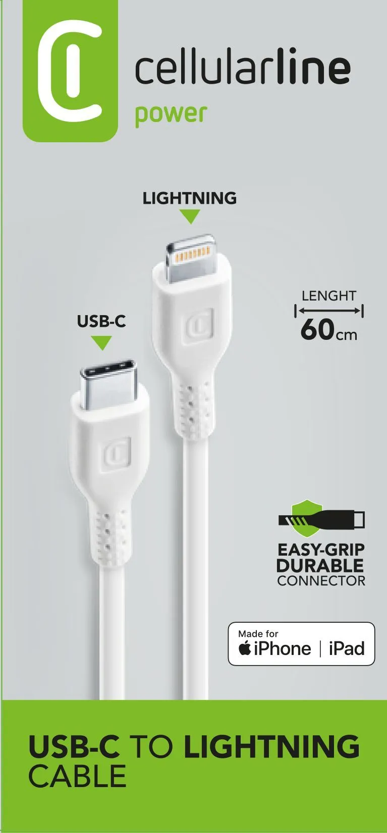 Power Cable 60cm - USB-C to Lightning - immagine 3